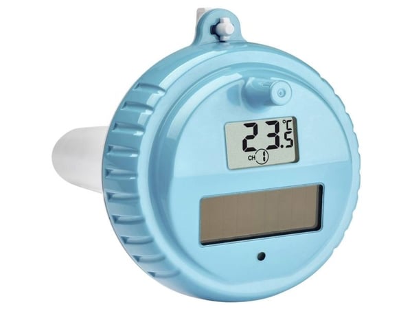 TFA-Dostmann 30.3216.20, Termometer, Turkis, Plast, Basseng på bakken, Innebygd basseng, Oppblåsbart basseng, Rund, Digitalt