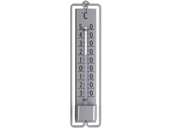 TFA-Dostmann 12.2001.54, Galileo-termometer, Inomhus / utomhus, Analog, Silver, Gjuten aluminium, Vägg