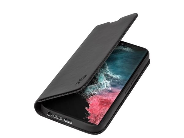 SBS Bokhylle Wallet-Lite deksel til Samsung Galaxy S23 Ultra svart