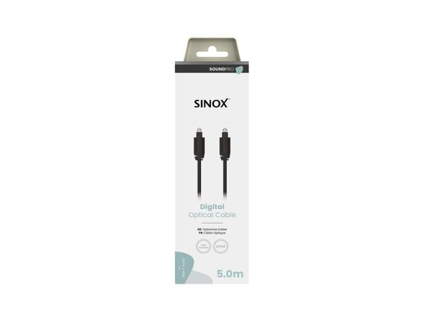 Sinox PRO Optisk kabel. 5m. Lajittelu