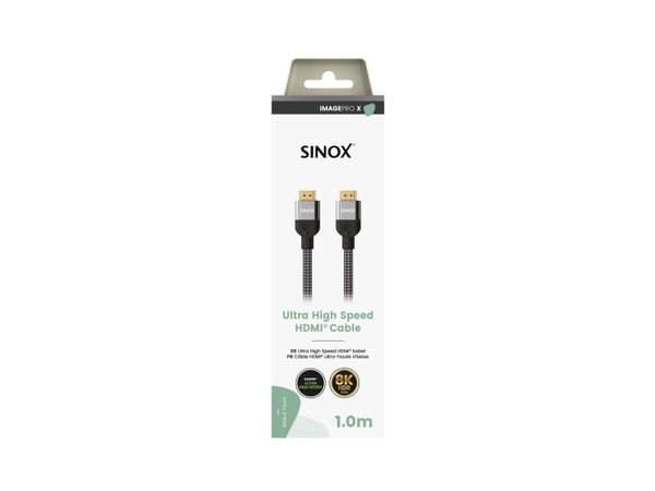 Sinox PRO X HDMI™-kabel 8K60Hz+E. 1 m. Variasjon