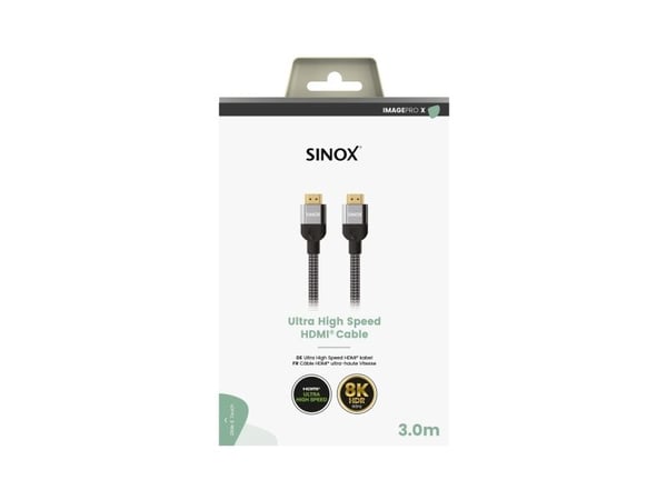 Sinox ULTRA HDMI™ kabel 8K60Hz+E svart