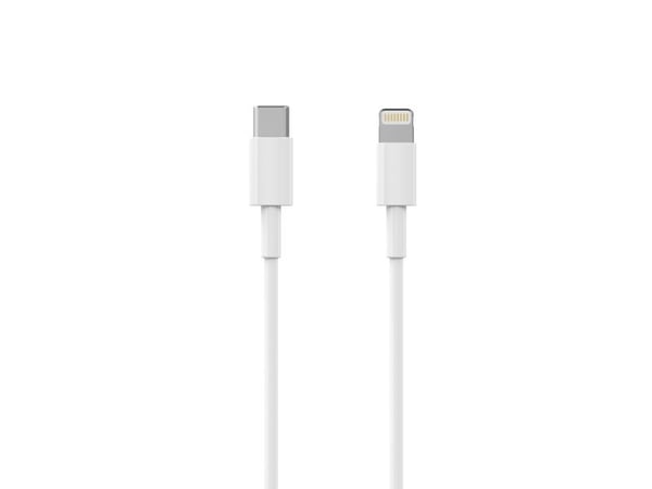 Sinox SOE04651, 1 m, Lightning, USB C, Uros, Uros, Valkoinen