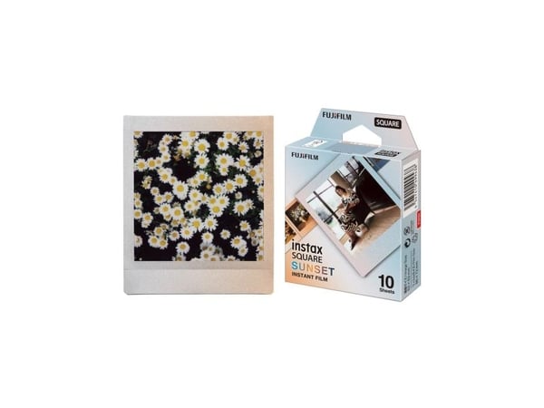 Fujifilm Instax Square Sunset - Hurtigvirkende fargefilm - instax square - ISO 800 - 10 eksponeringer