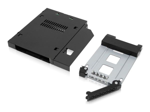 ICY Dock ToughArmor MB411SPO-B - Uttagbar harddiskramme - fra 5,25" Slim Line til 2,5" - svart
