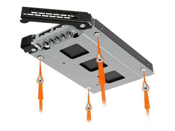 ICY Dock EZ Slide MB992TRAY-B - Lagermottaksramme (brønn) - 2.5" - for Cremax ICY Dock MB996SP-6SB, ToughArmor MB992SK-B