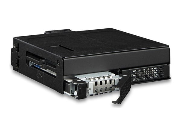 ICY Dock ToughArmor MB105VP-B - Hus til lagringsenhed - robust - 2,5" - NVMe PCIe - U.2, U.3 - sort