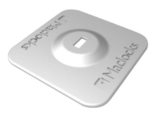 Compulocks Universal VHB Adhesive Security Plate - Monteringskomponent (universalmonteringsplatta) - för surfplatta - silver - för P/N: UTHW