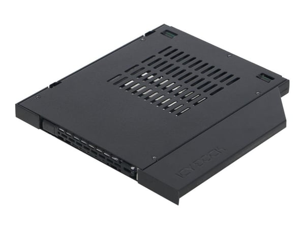 Icy Dock MB411SPO-2B, 2.5", Liitinpaneeli, Musta, 2.5", Metalli, Muovi, 7 mm