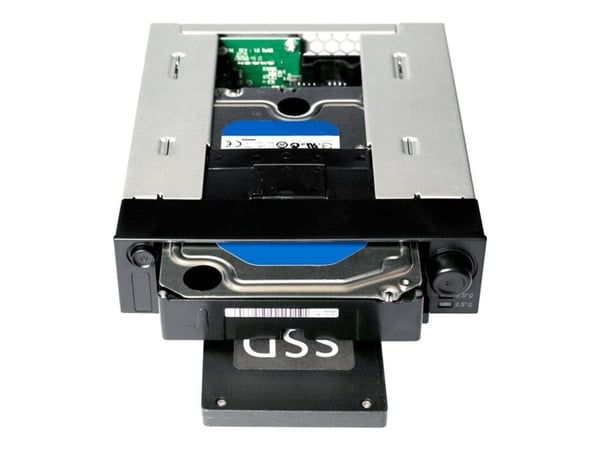 Cremax ICY Dock DuoSwap MB971SP-B - Hus for lagringsenheter - 2,5", 3,5" - svart