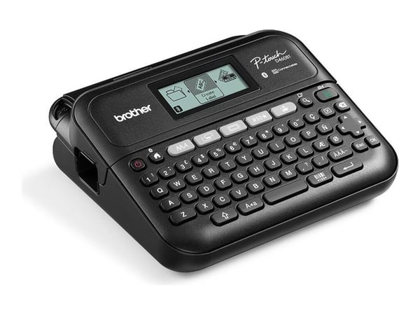 Brother P-Touch PT-D460BTVP - Etikettmaker - S/H - termotransfer - 18 mm bredde - 180 dpi - inntil 30 mm/sek - USB 2.0, Bluetooth 5.0 - kutter - ut...