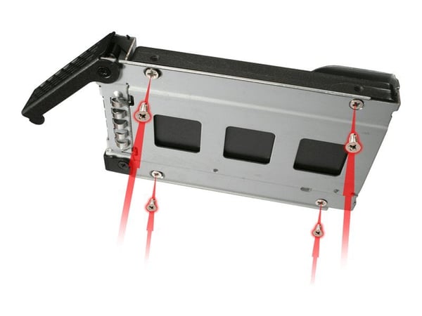 Cremax ICY Dock ToughArmor MB994SP-4SB-1 - Hus for lagringsenhet - SATA 6Gb/s - SATA 6Gb/s - matt svart
