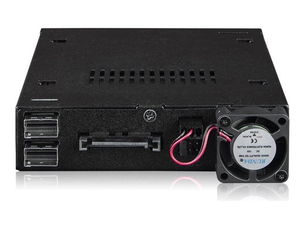 Installasjonsramme IcyDock 2x6,3cm U.2/U.3 NVMe 3.5" SSD blk