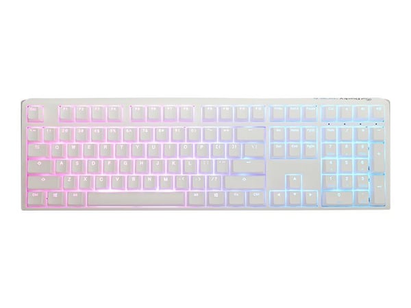 Ducky One 3 - Tastatur - RGB - bakgrunnsbelyst - USB - QWERTY - USA - tastsvitsj: CHERRY MX Blue