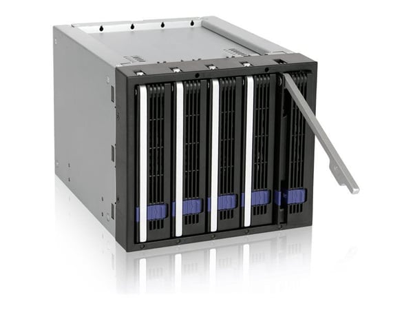 Cremax ICY Dock FatCage MB155SP-B - Hus for lagringsenhet - 3,5" - svart