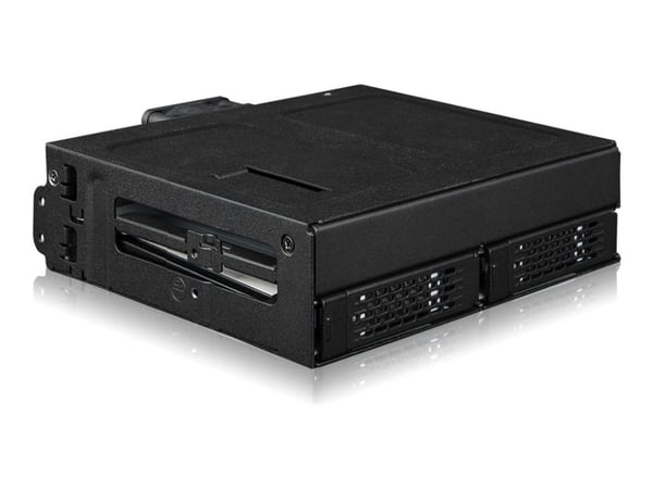 ICY Dock ToughArmor MB105VP-B - Hus til lagringsenhed - robust - 2,5" - NVMe PCIe - U.2, U.3 - sort