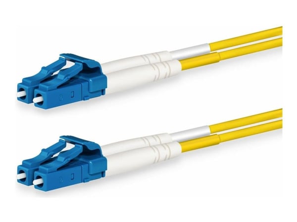 Lanview - Koblingskabel - LC/UPC-enkeltmodus (hann) til LC/UPC-enkeltmodus (hann) - 5 m - 2 mm - fiberoptisk - dupleks - 9 / 125 micron - OS2 - hal...