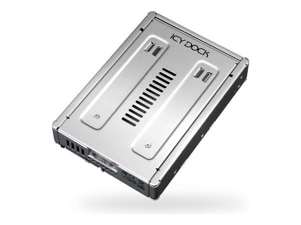 Cremax ICY Dock MB982IP-1S - Uttagbar harddiskramme - fra 3,5" til 2,5" - sølv