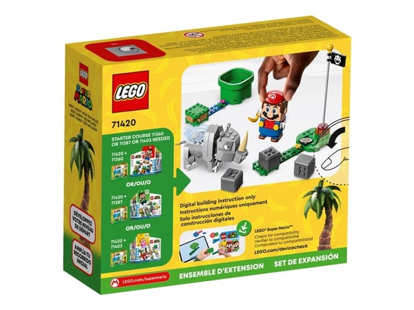 LEGO Super Mario 71420 Neshornet Rambi – ekstrabanesett