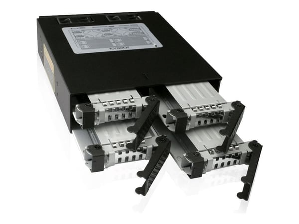 Cremax ICY Dock MB994SP-4S - Lagringsdrevhylse - 2.5" - fra 5,25" til 2,5" - svart