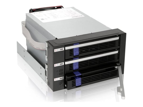 Cremax ICY Dock FatCage MB153SP-B - Hus for lagringsenhet - 3,5" - svart