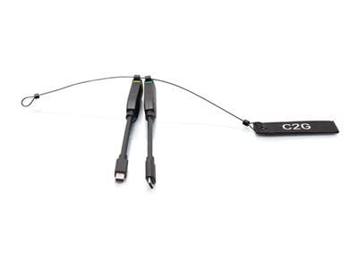 C2G C2G30044, Mini DisplayPort, USB-C, HDMI, Musta