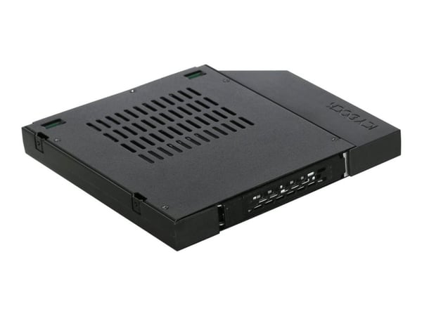 Icy Dock MB411SPO-1B, HDD-häkki, Musta, 2.5", Metalli, CE, REACH, 12,7 mm