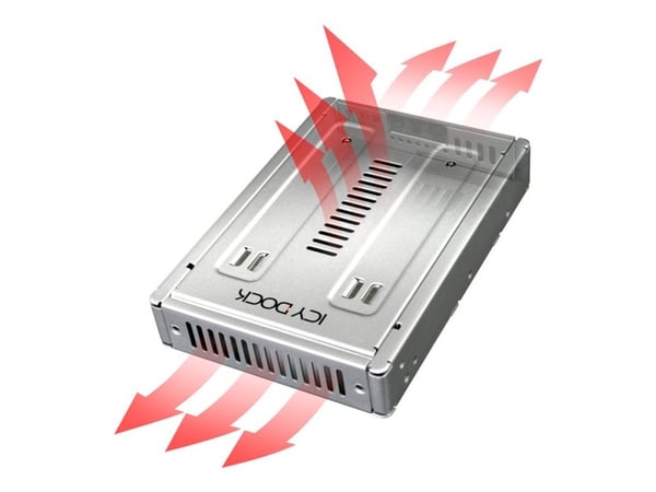 Cremax ICY Dock MB982IP-1S - Ramme - 3,5" til 2,5" - sølv