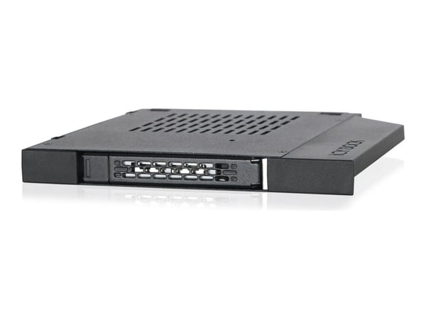 Icy Dock MB411SPO-1B, HDD-häkki, Musta, 2.5", Metalli, CE, REACH, 12,7 mm