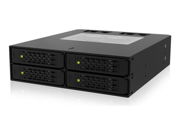 Cremax ICY Dock MB994SP-4S - Lagringsdrevhylse - 2.5" - fra 5,25" til 2,5" - svart