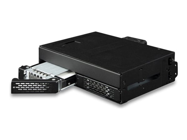 ICY Dock ToughArmor MB105VP-B - Hus til lagringsenhed - robust - 2,5" - NVMe PCIe - U.2, U.3 - sort
