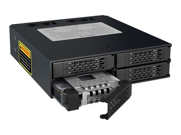 Cremax ICY Dock MB994SP-4S - Lagringsdrevhylse - 2.5" - fra 5,25" til 2,5" - svart