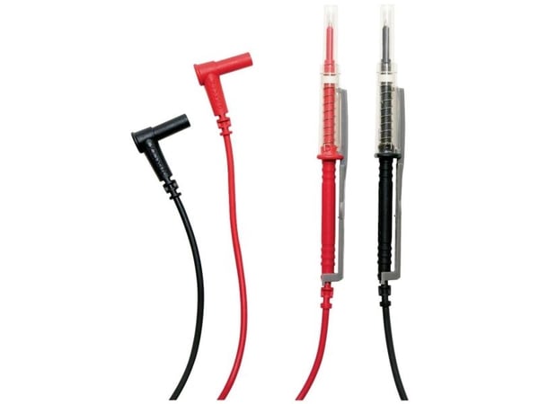 Chauvin Arnoux Testkabel Set [4mm säkerhetsplugg - ] 1.5 m Röd, Svart 1 Set