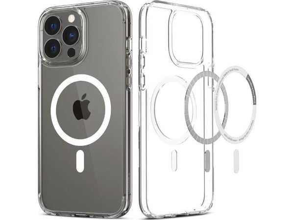 Spigen Ultra Hybrid Mag-skal med MagSafe för iPhone 13 Pro - vit