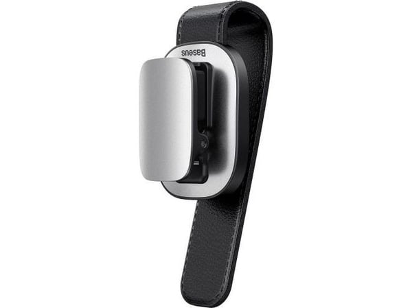 Baseus bilholder for briller med glass-klips sølv (ACYJN-B0S)