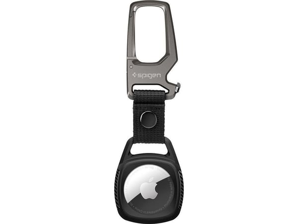 Spigen AMP01565, Etui, Sort, Key finder case, Stoff, Zink, AirTag