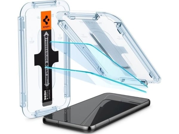 Spigen GLAS.tR EZ Fit - Skjermbeskyttelse for mobiltelefon - glass - for Samsung Galaxy S23