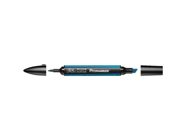 Winsor & Newton 0203189, Blå, Flerfarget, Aegean, Fin/medium, Meisel-/kulespiss, Rund