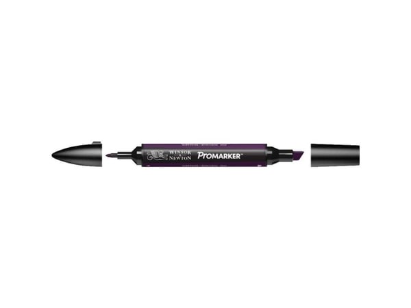 Winsor & Newton 0203290, fiolett, flerfarget, aubergine, fin/middels, meisel/kulespiss, rund