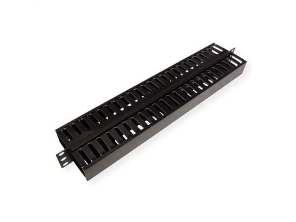 Value 26.99.0321, Kabelkanal, Sort, 1U, 48,3 cm (19"), 586,5 g, 1 stykker