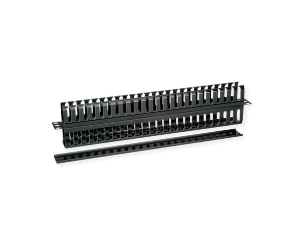 Value 26.99.0321, Kabelkanal, Sort, 1U, 48,3 cm (19"), 586,5 g, 1 stykker
