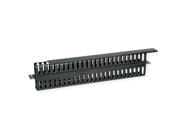 Value 26.99.0321, Kabelkanal, Sort, 1U, 48,3 cm (19"), 586,5 g, 1 stykker