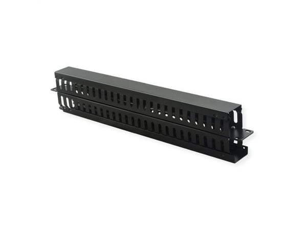 Value 26.99.0321, Kabelkanal, Sort, 1U, 48,3 cm (19"), 586,5 g, 1 stykker
