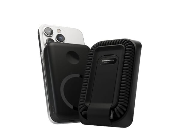 Vonmählen allroundo Pro, 10000 mAh, Trådløs lading, 3,85 V, Sort