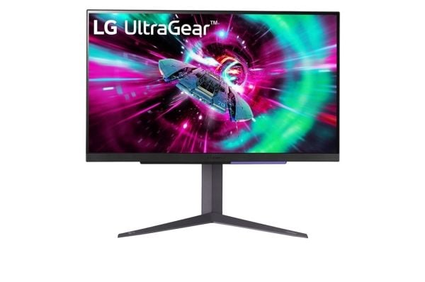 LG UltraGear 27GR93U-B - LCD-skjerm - gaming - 27" - 3840 x 2160 4K @ 144 Hz - IPS - 400 cd/m² - 1000:1 - DisplayHDR 400 - 1 ms - 2xHDMI, DisplayPo...
