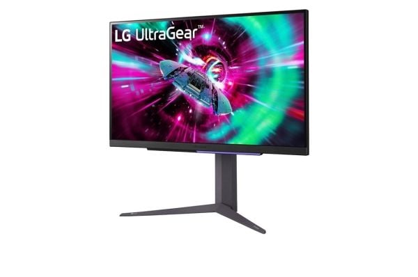 LG UltraGear 27GR93U-B - LCD-skjerm - gaming - 27" - 3840 x 2160 4K @ 144 Hz - IPS - 400 cd/m² - 1000:1 - DisplayHDR 400 - 1 ms - 2xHDMI, DisplayPo...