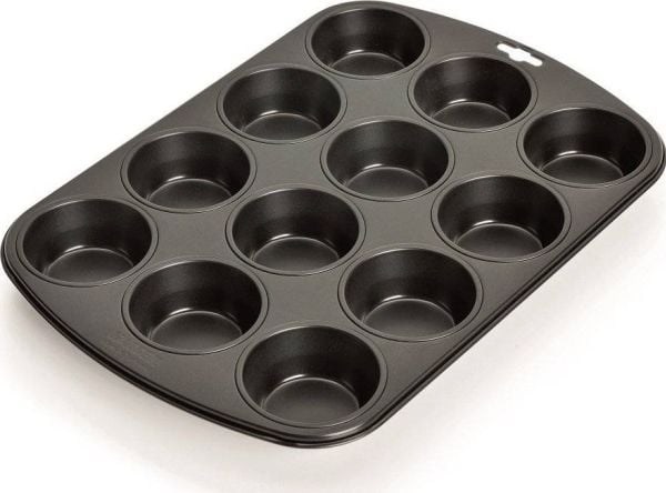 Kaiser 2300646206, Muffinsform, Oval, Strykejern, Flat overflate, 230 °C, Svart