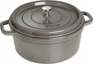 Staub Cocotte, Grå, Støpejern, 20 cm, 3,4 kg