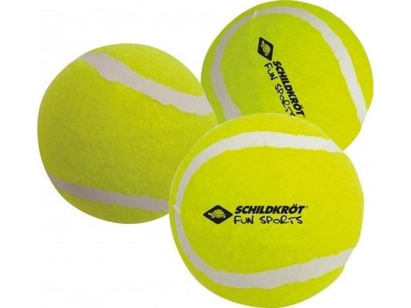SCHILDKRÖT tennisballer, 3-pk, gul gir fornuftig retur, for hobbyspill - 1 stk (970048)