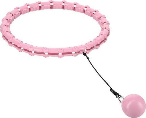 Hula hop light pink med utstikkere og vektskiver